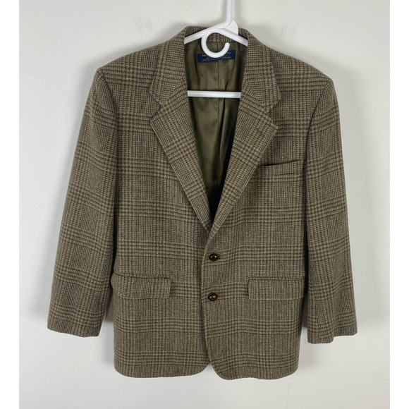 Brooks Brothers Other - VTG Youth Brooks Brothers USA Union Made tweed wool 2-button lined blazer, XXL